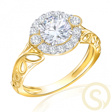 Semimount Bridal Ring