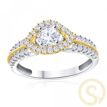 Semimount Bridal Ring